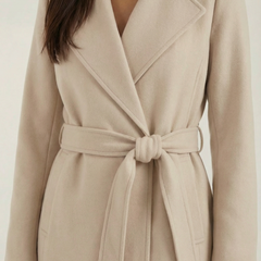 Joyce | Gabardina de Lana con Cinturón