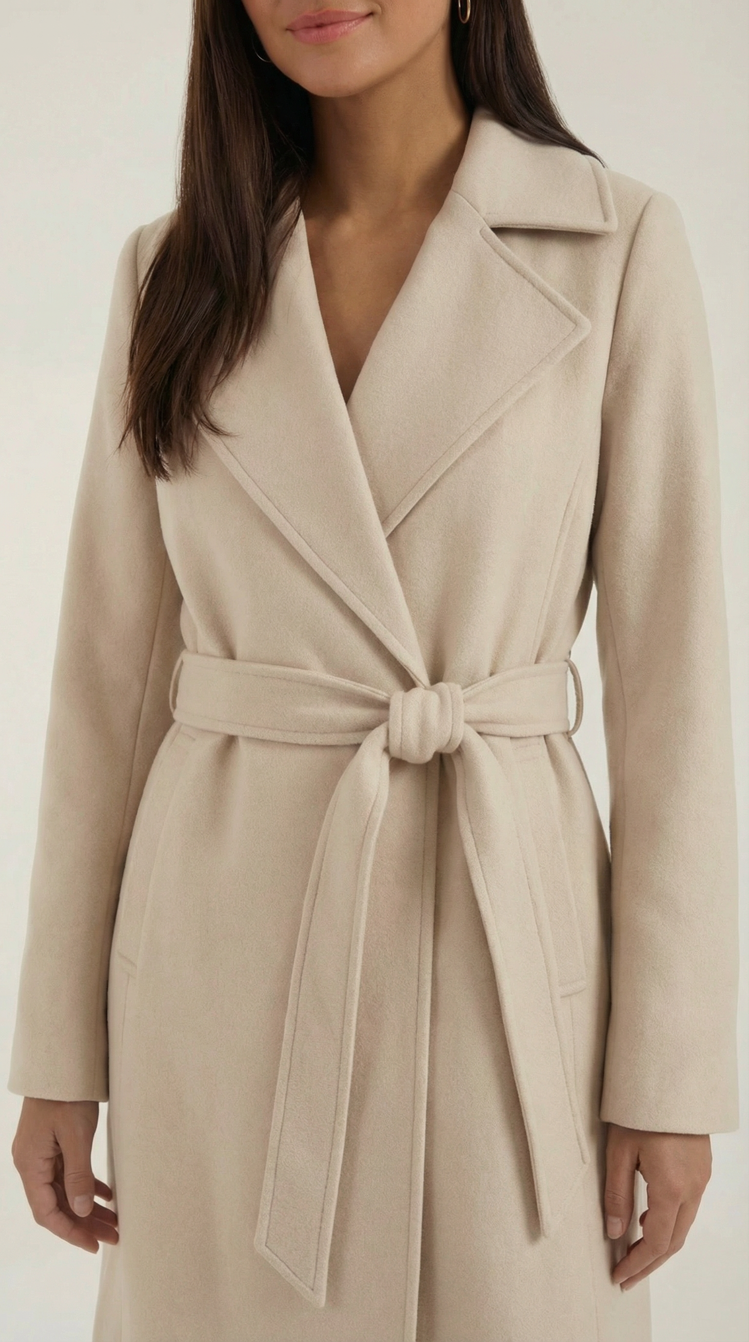 Joyce | Gabardina de Lana con Cinturón