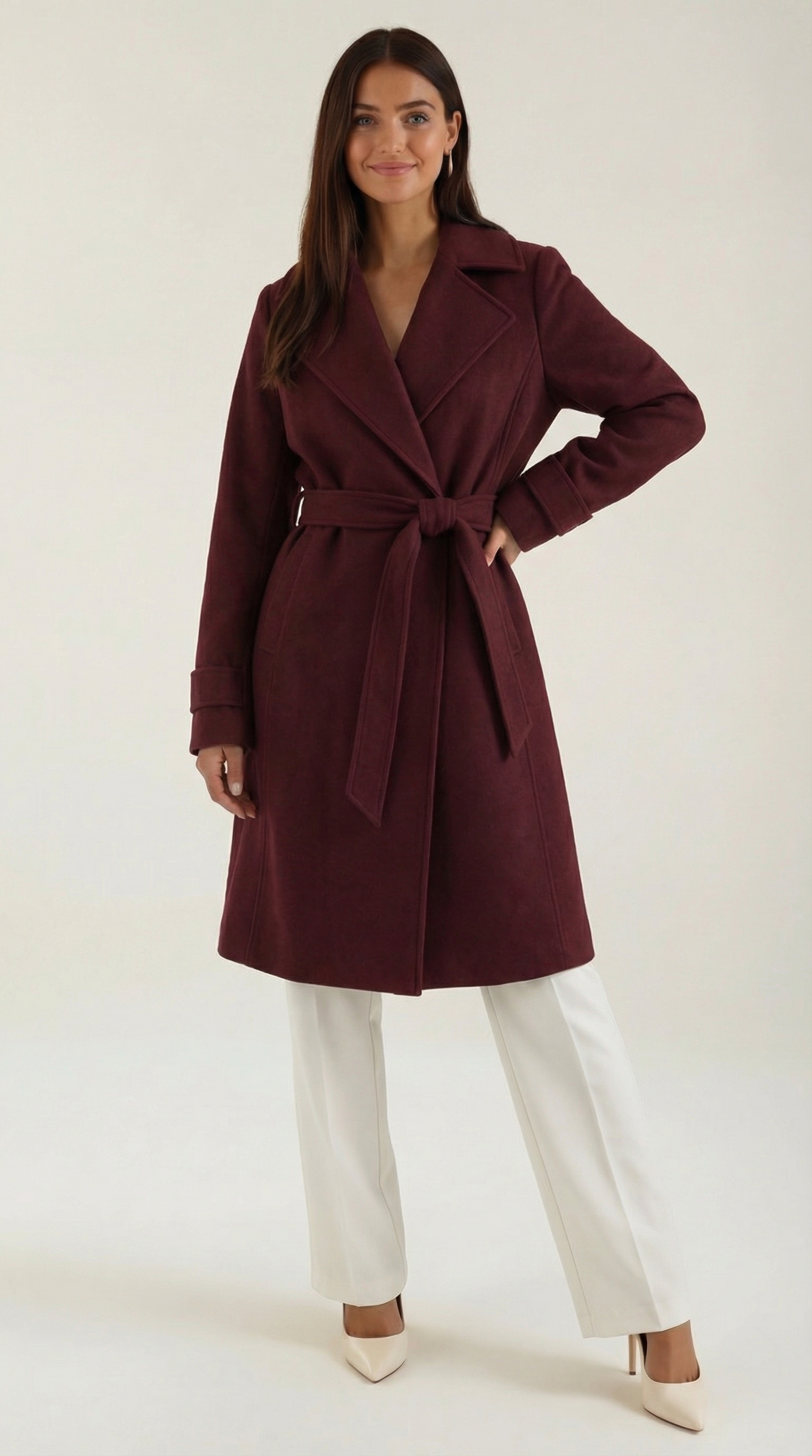 Joyce | Gabardina de Lana con Cinturón