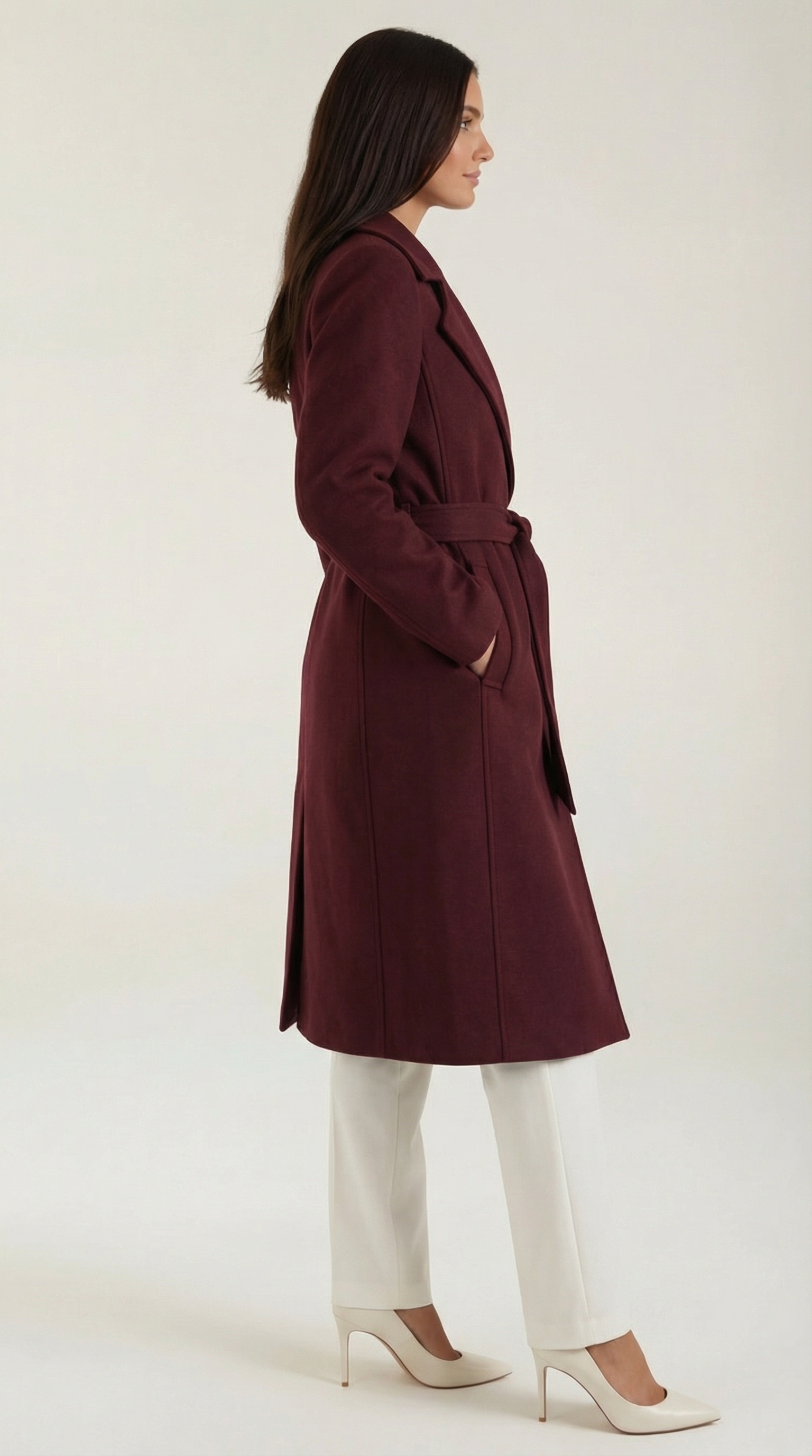 Joyce | Gabardina de Lana con Cinturón