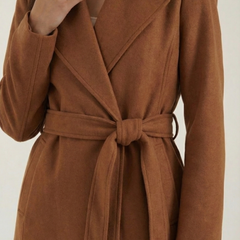 Joyce | Gabardina de Lana con Cinturón