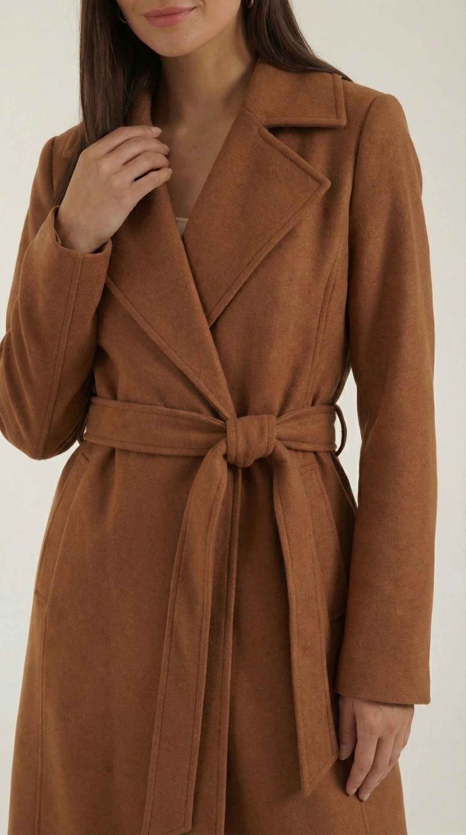Joyce | Gabardina de Lana con Cinturón