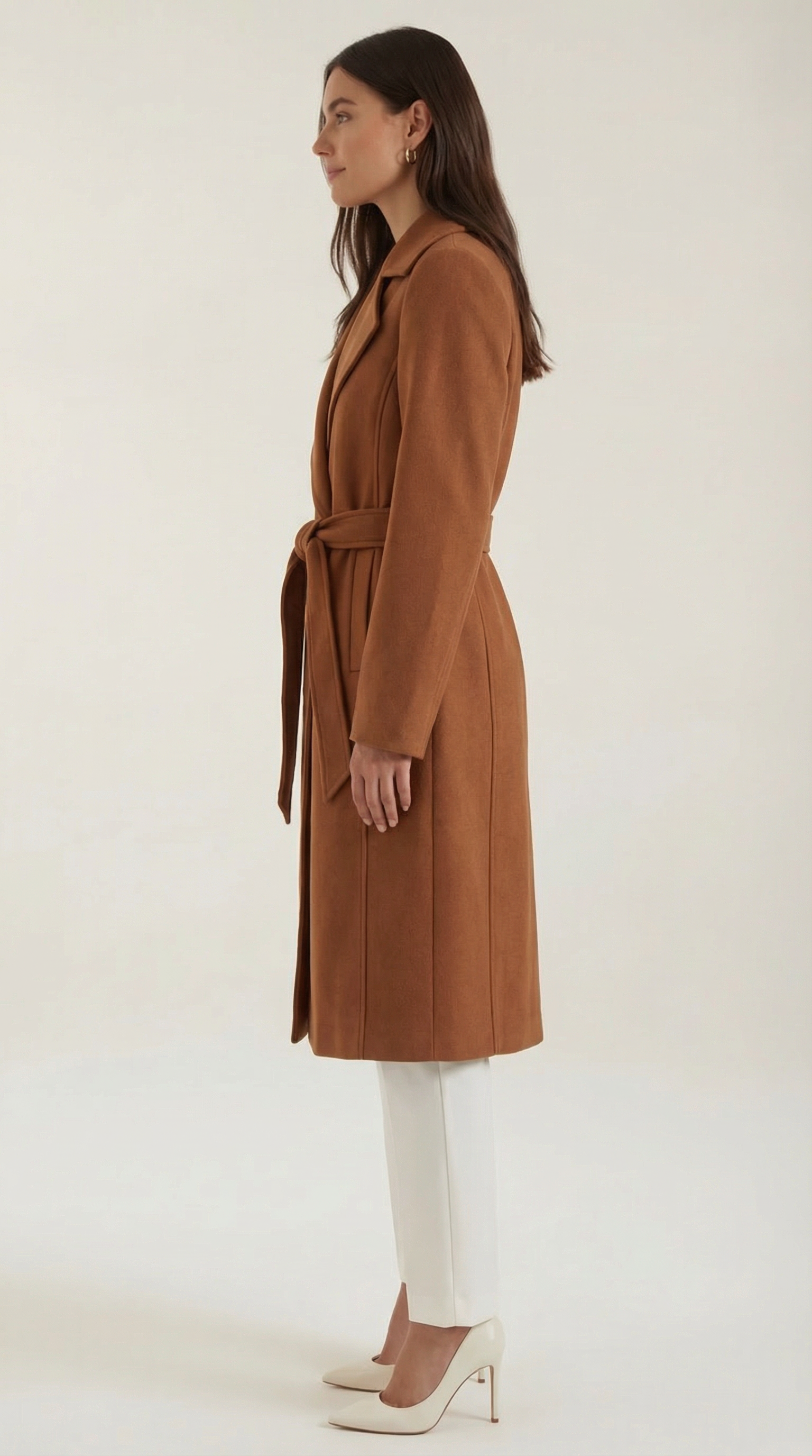 Joyce | Gabardina de Lana con Cinturón