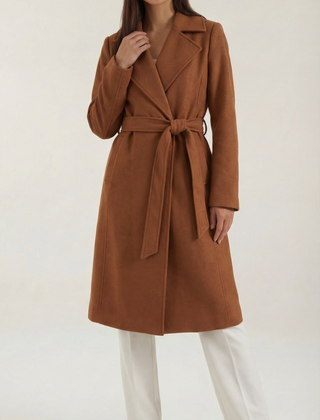 Joyce | Gabardina de Lana con Cinturón