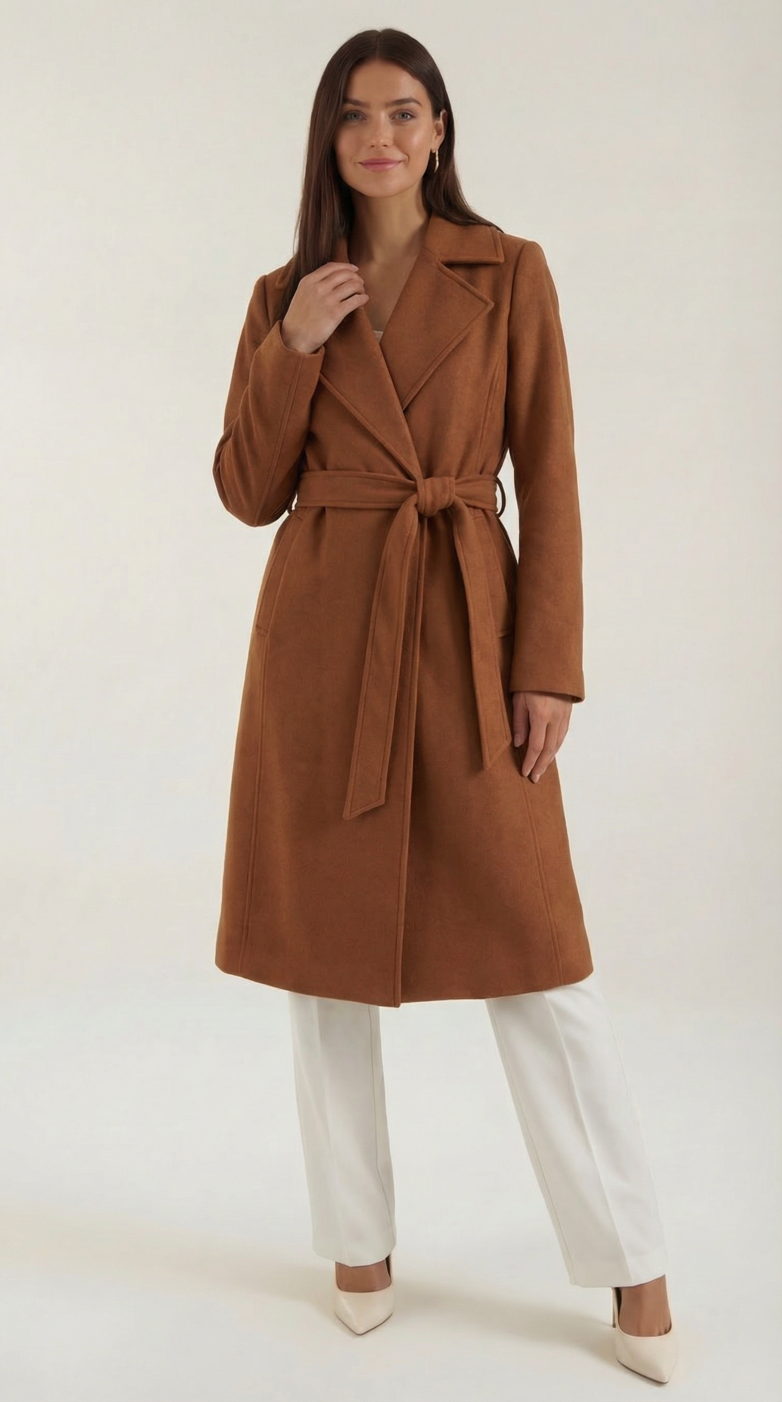 Joyce | Gabardina de Lana con Cinturón