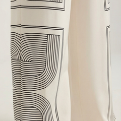 Jude | Pantalón Ancho con Estampado Gráfico