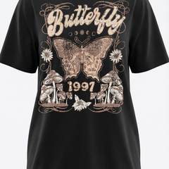 Justine | Camiseta Gráfica Oversize