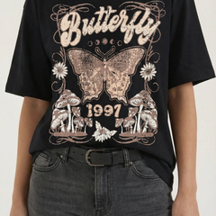 Justine | Camiseta Gráfica Oversize