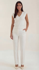 Kim | Blusa con escote en V