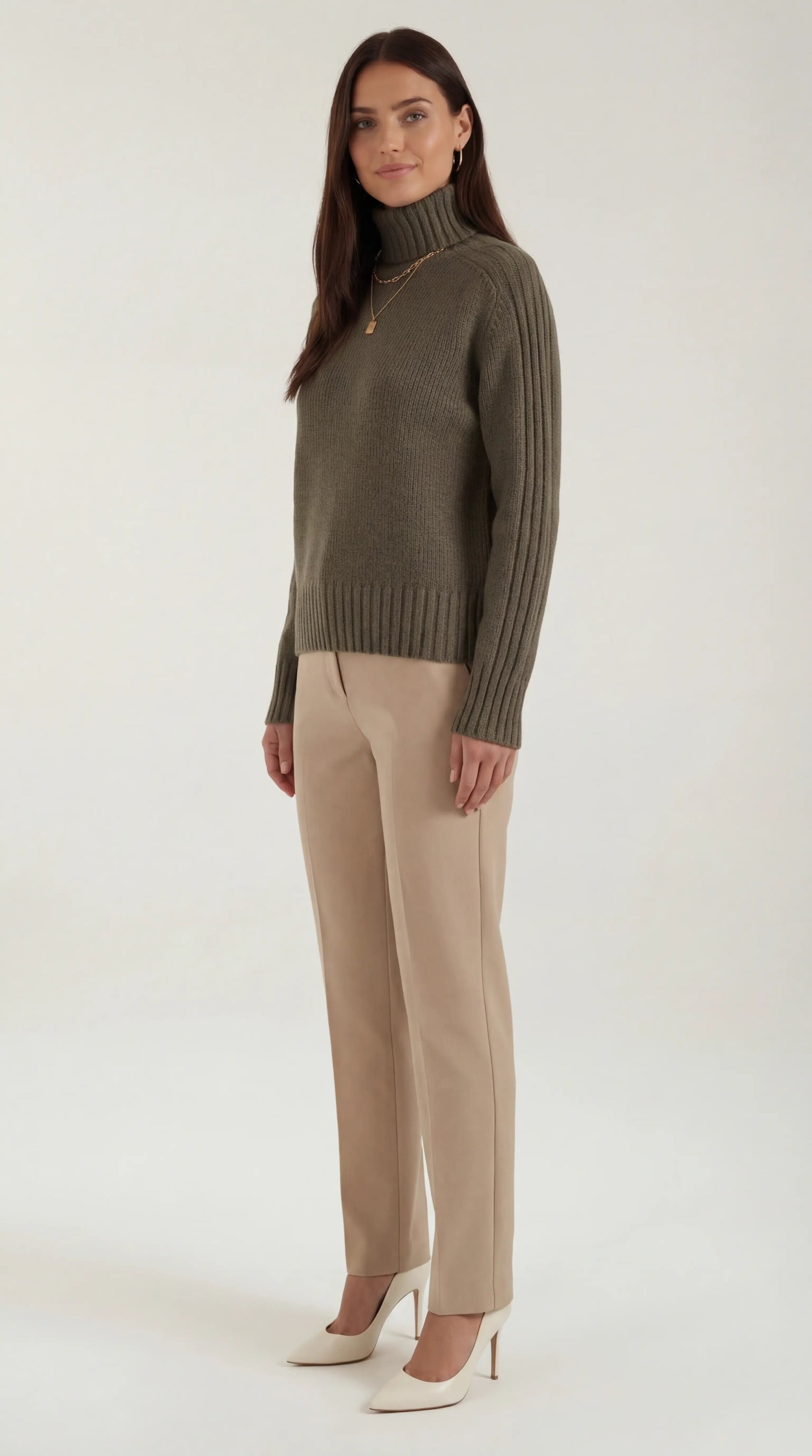 Leonor | Jersey Oversize de Cuello Alto