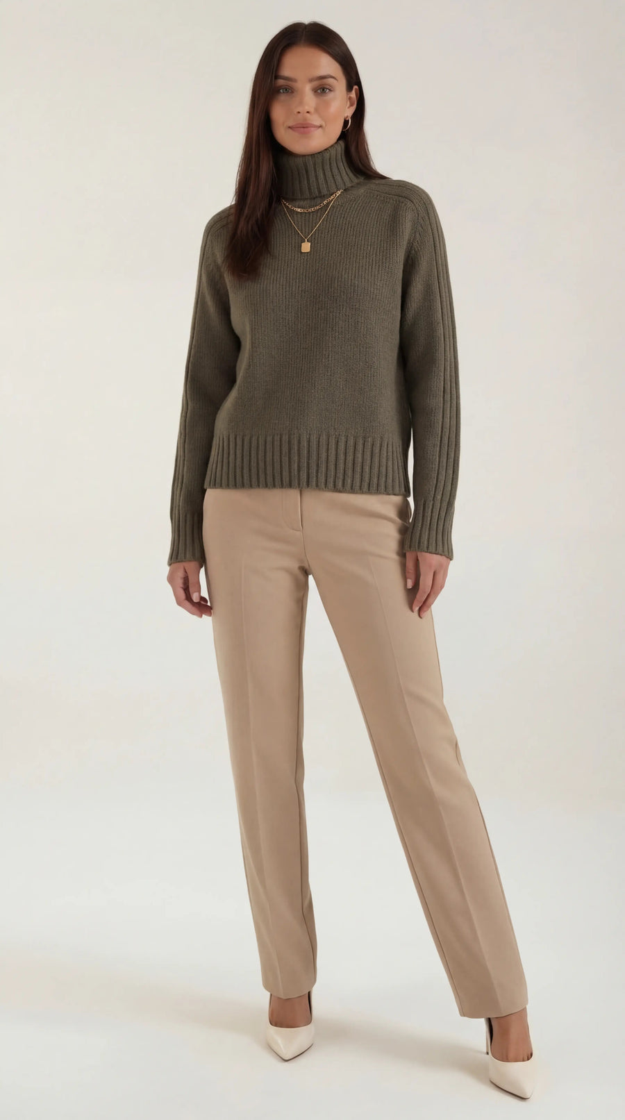Leonor | Jersey Oversize de Cuello Alto