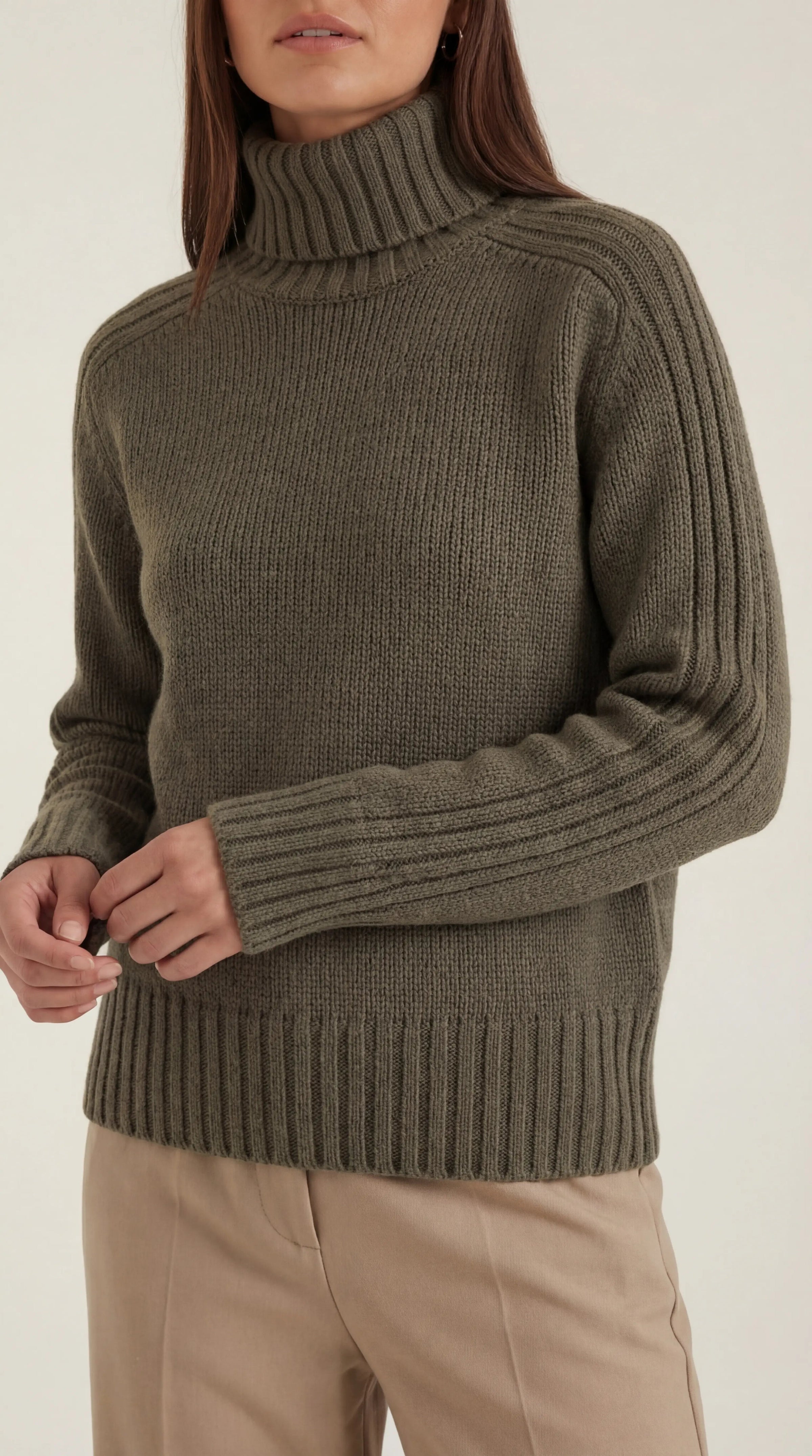 Leonor | Jersey Oversize de Cuello Alto