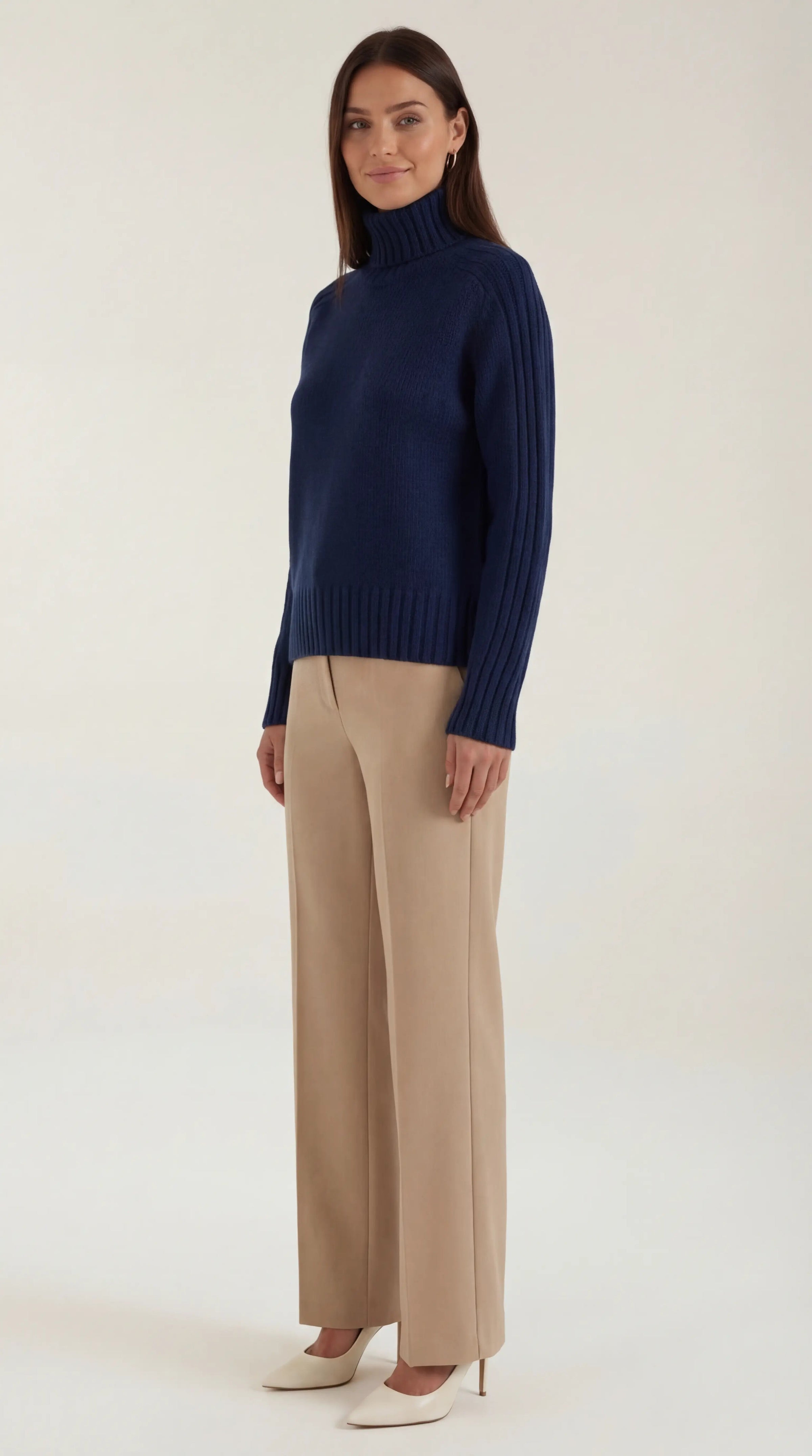 Leonor | Jersey Oversize de Cuello Alto