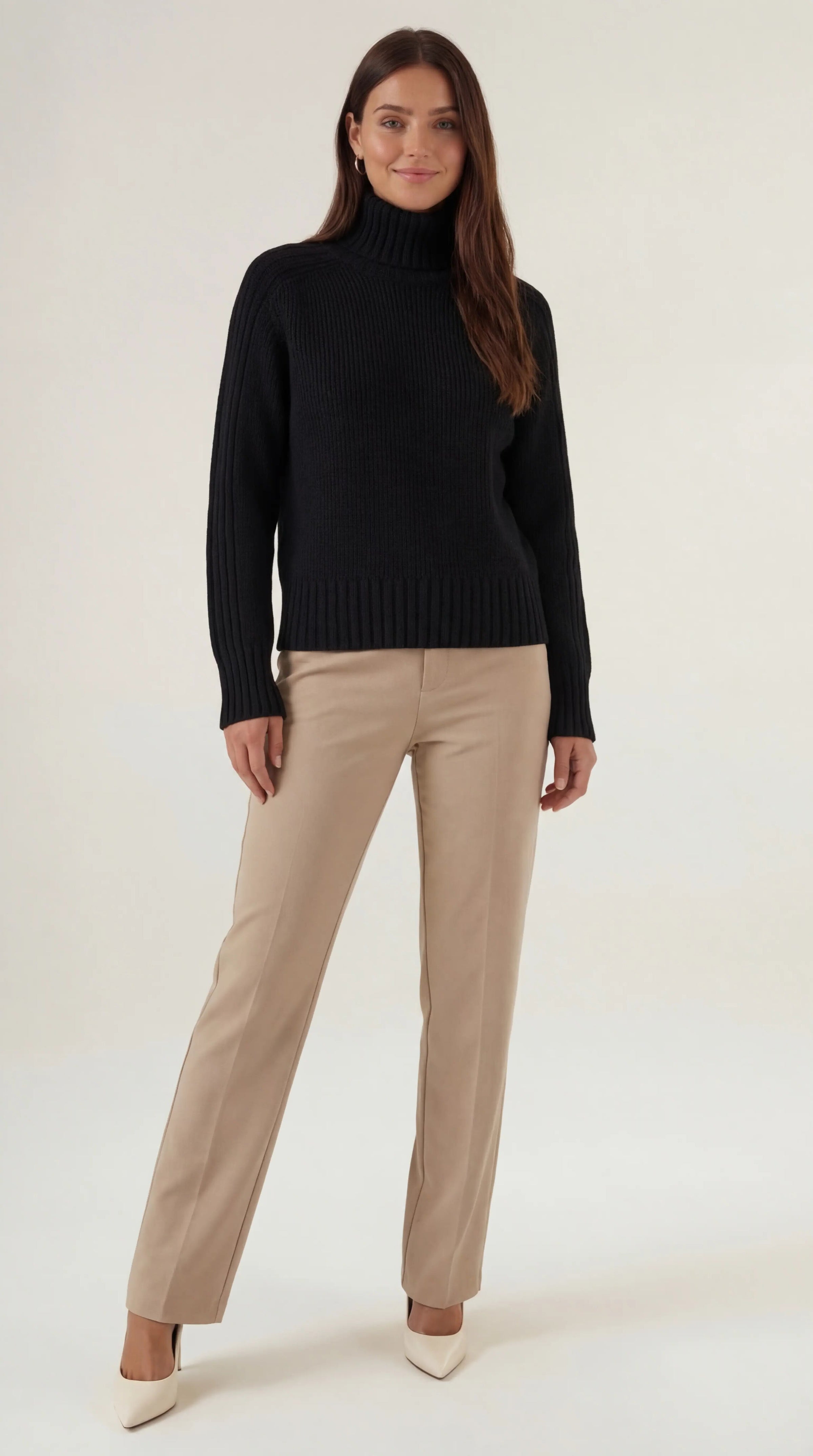 Leonor | Jersey Oversize de Cuello Alto