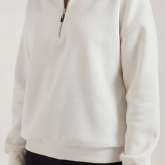Lorena | Jersey Oversize con Cremallera al Cuello
