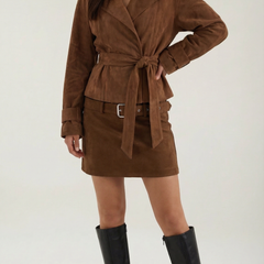 Lorraine | Chaqueta Envolvente con Cinturón