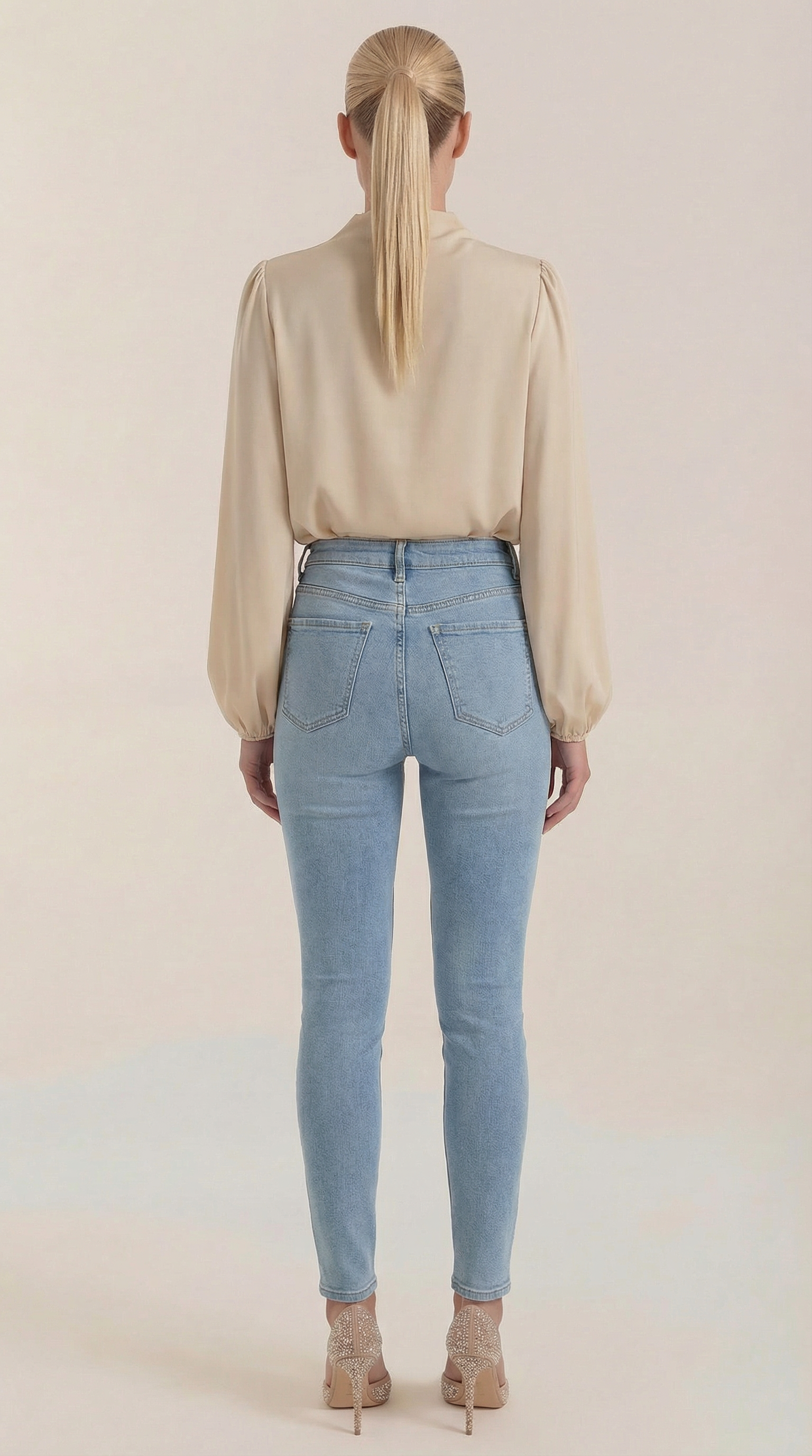 Marcia | Blusa Drapeada de Manga Larga