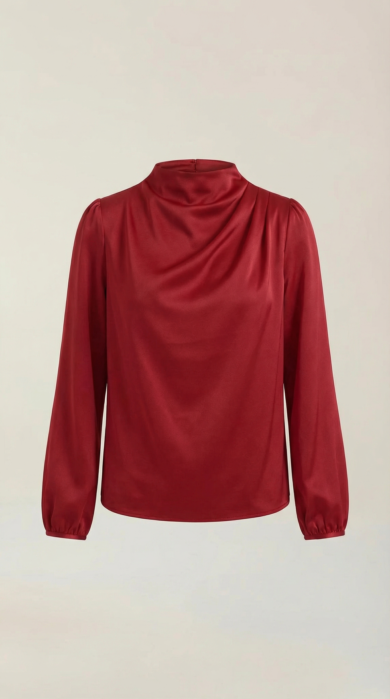 Marcia | Blusa Drapeada de Manga Larga