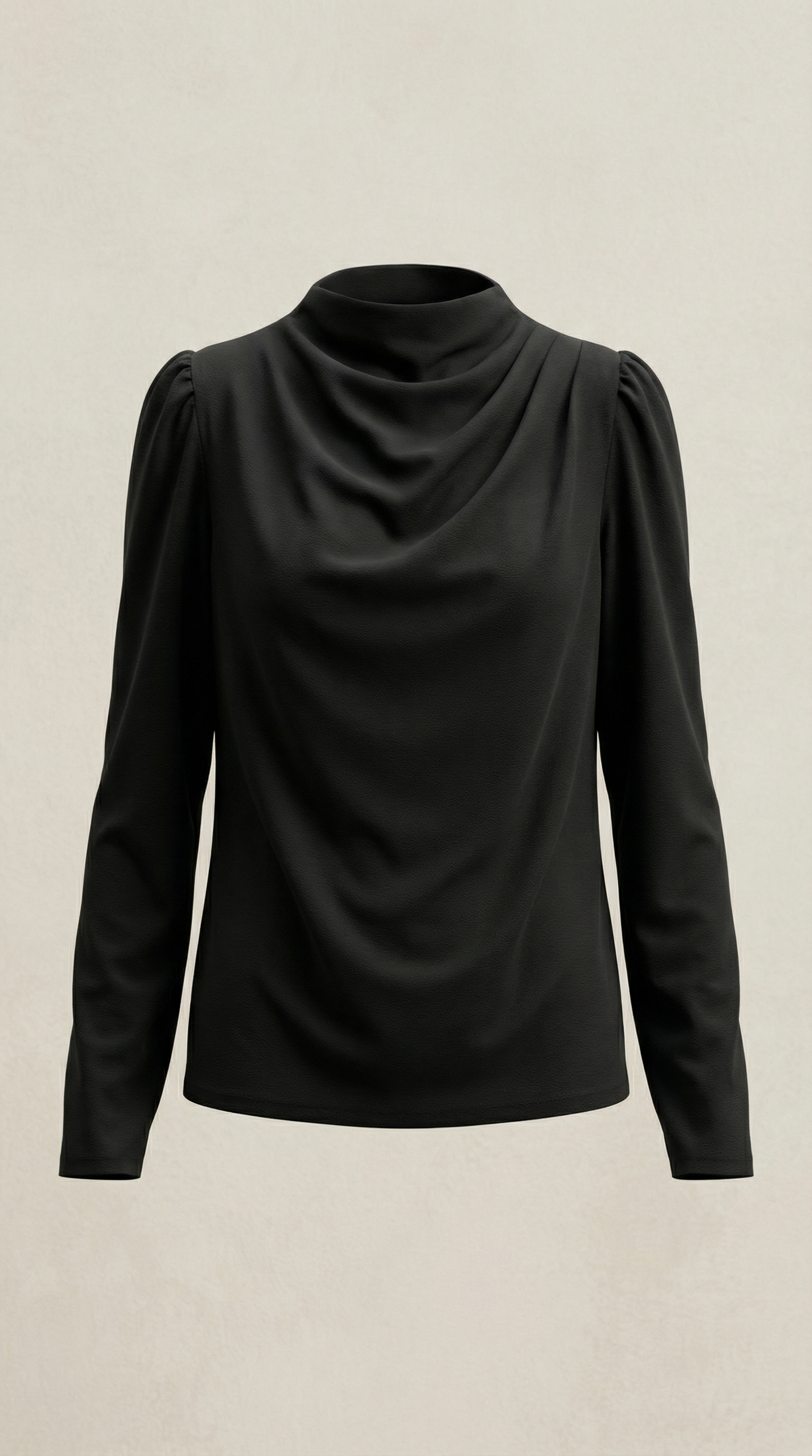 Marcia | Blusa Drapeada de Manga Larga