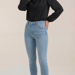 Marcia | Blusa Drapeada de Manga Larga