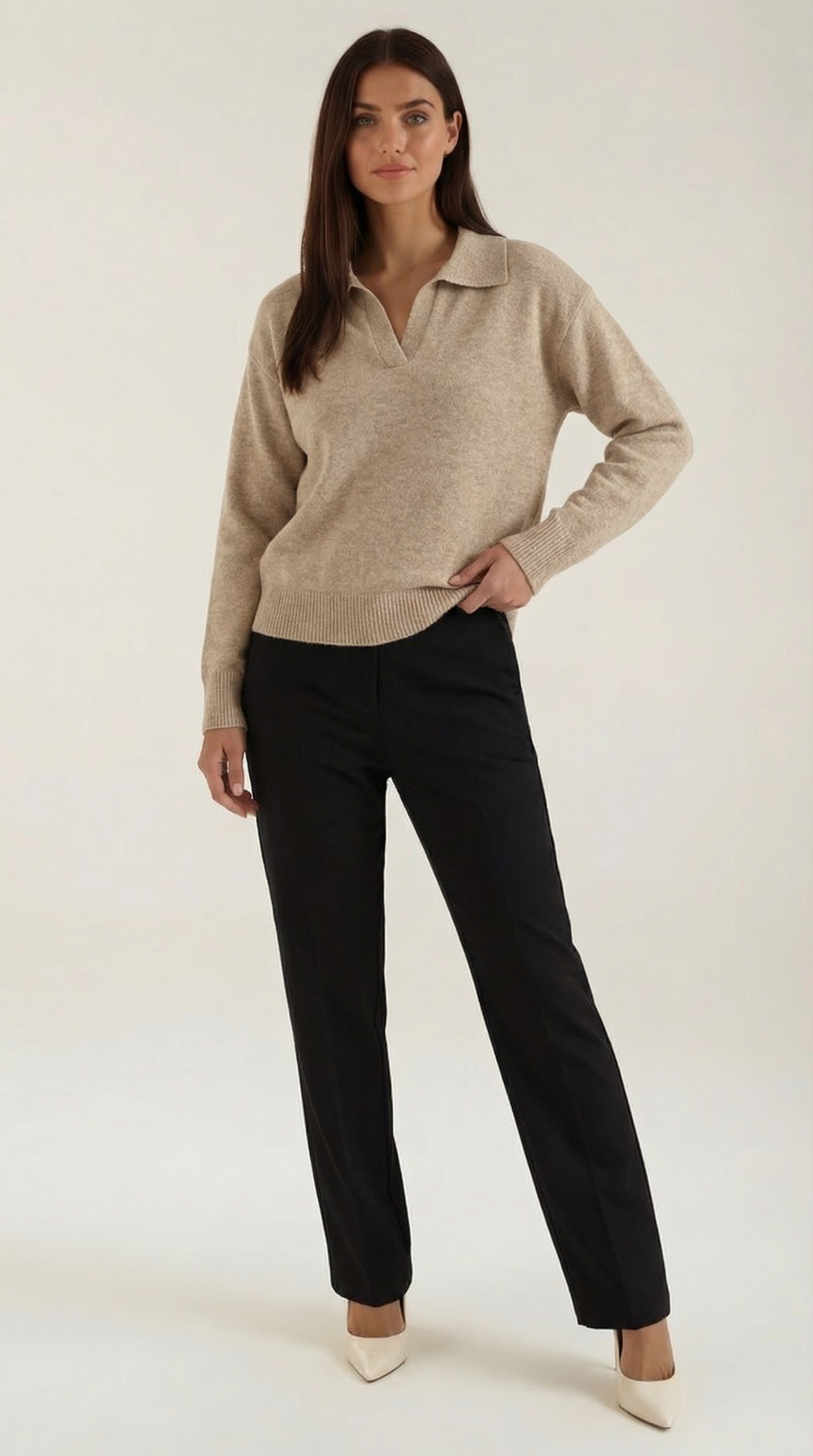 Marisa | Polo Casual con Escote en V