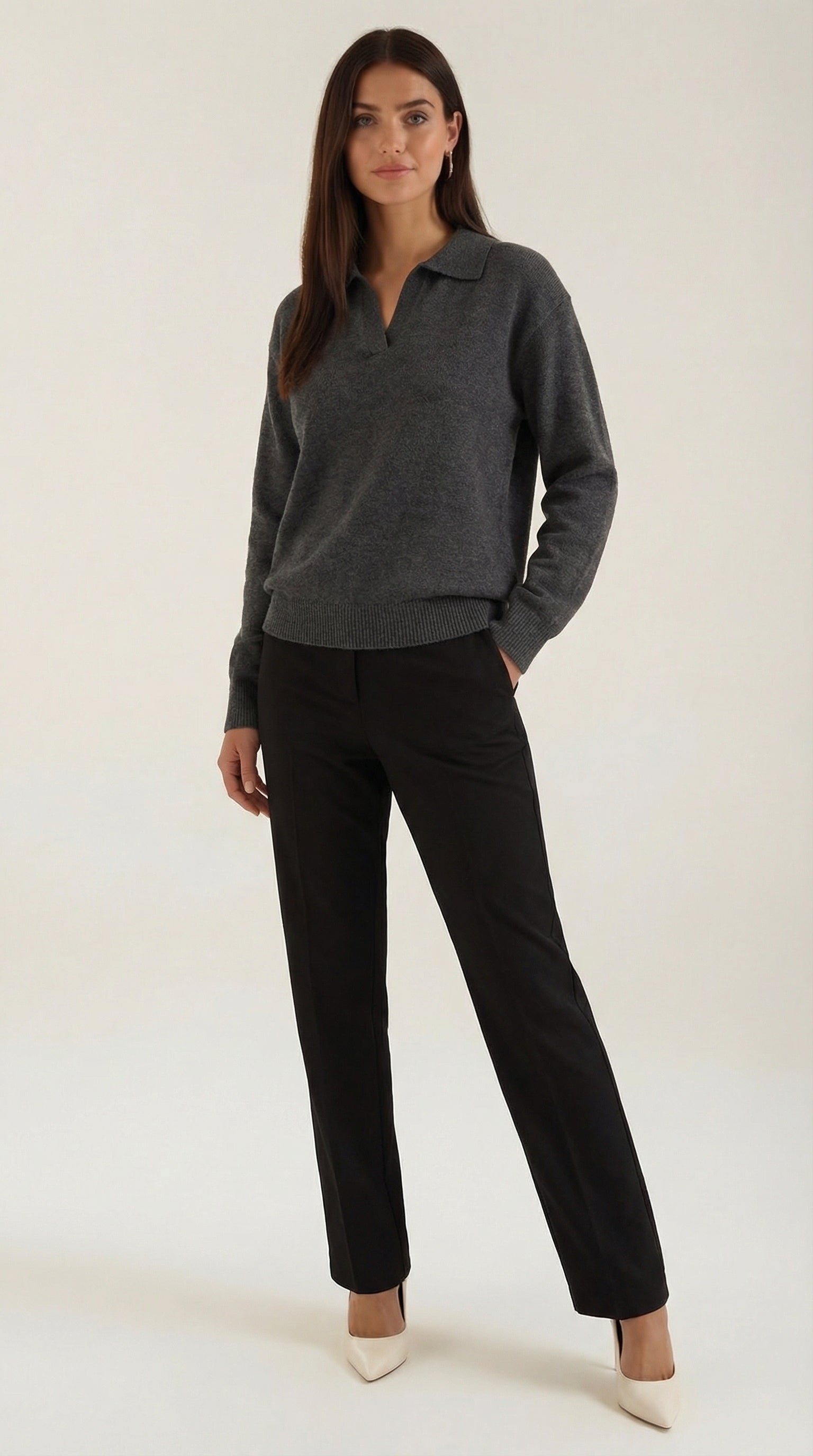 Marisa | Polo Casual con Escote en V
