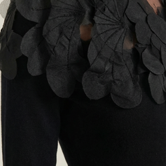 Beatriz | Suéter de Punto con Plumas