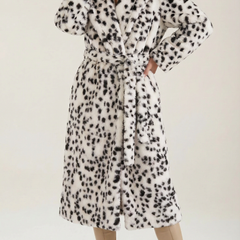 Morgana | Chaqueta Larga de Cuero Sintético