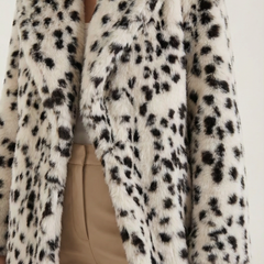 Morgana | Chaqueta Larga de Cuero Sintético