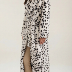 Morgana | Chaqueta Larga de Cuero Sintético