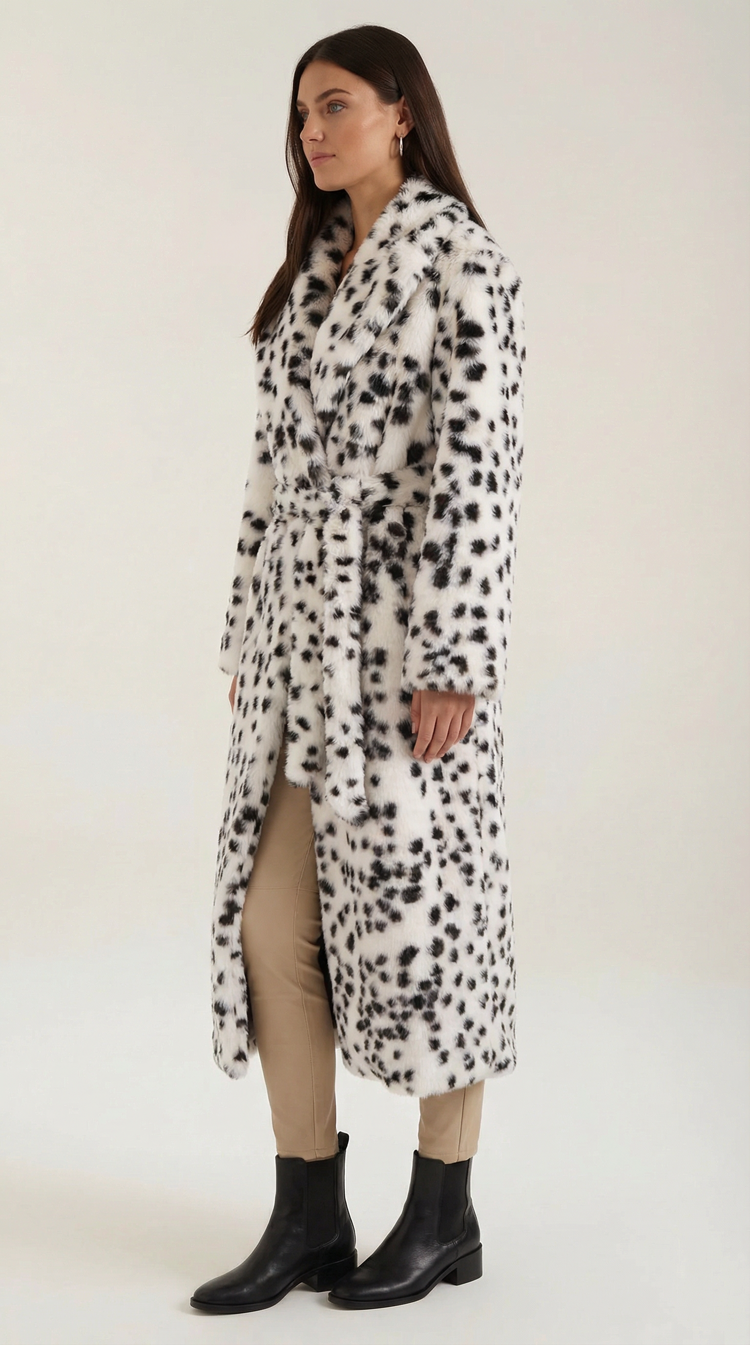 Morgana | Chaqueta Larga de Cuero Sintético