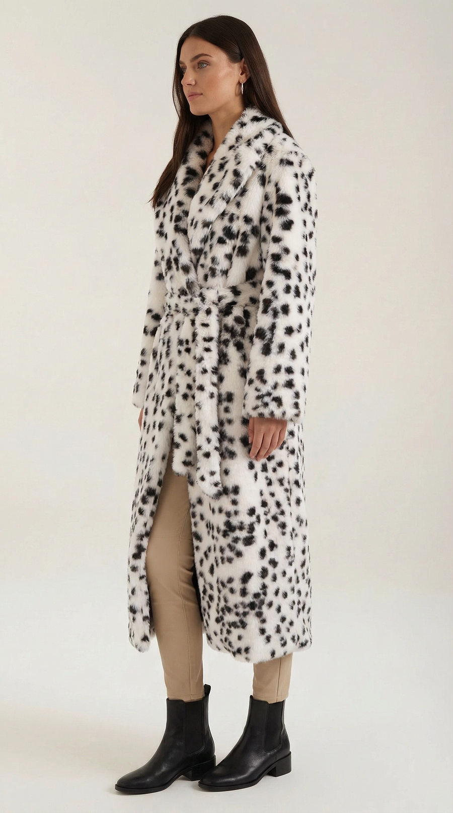 Morgana | Chaqueta Larga de Cuero Sintético