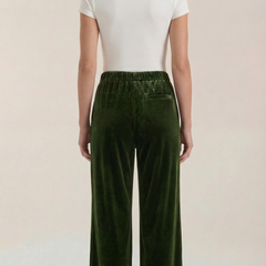 Nadine | Pantalón Ancho de Terciopelo