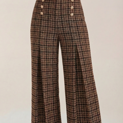 Naomi | Pantalón de Cuadros Clásico