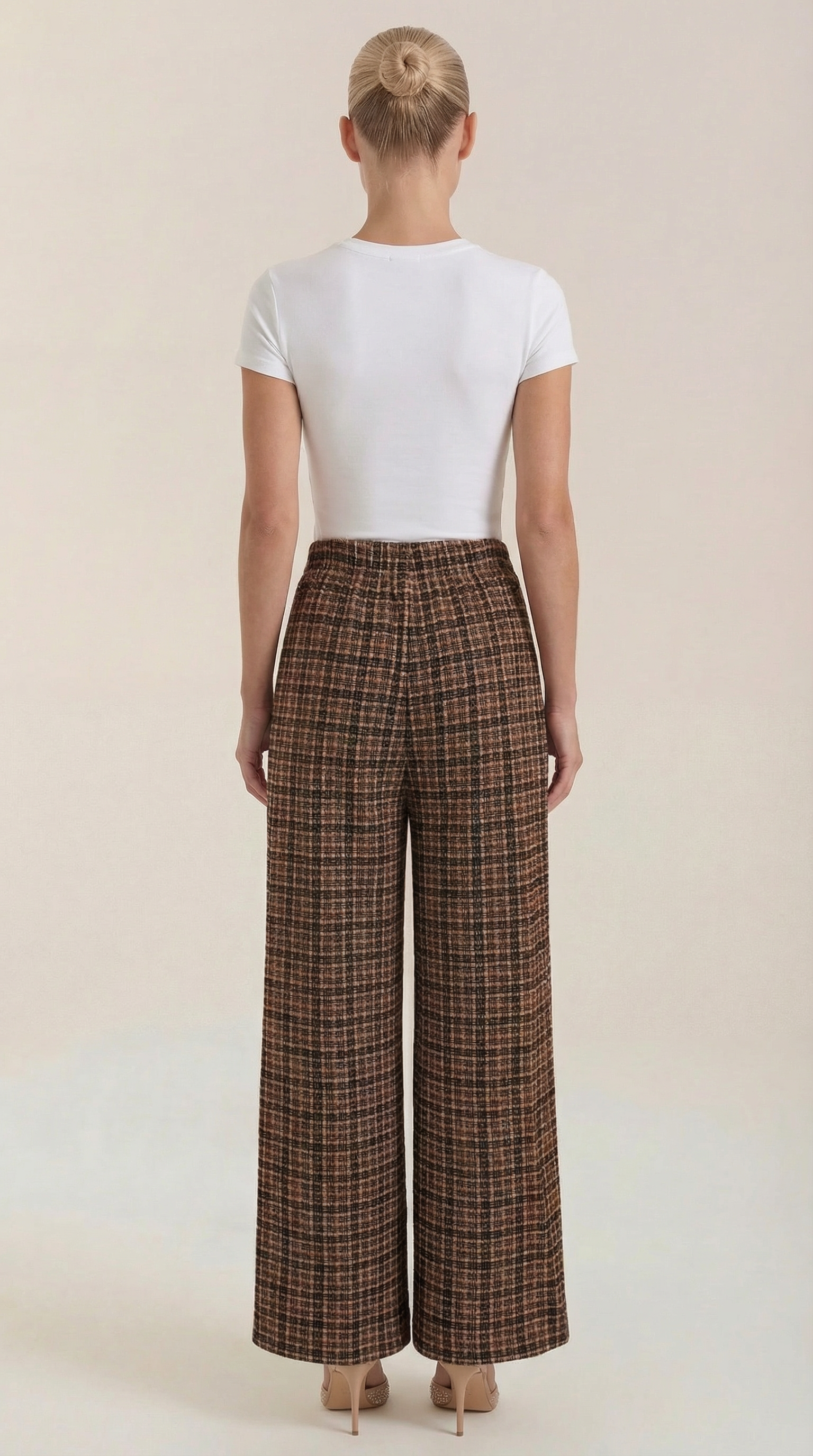 Naomi | Pantalón de Cuadros Clásico