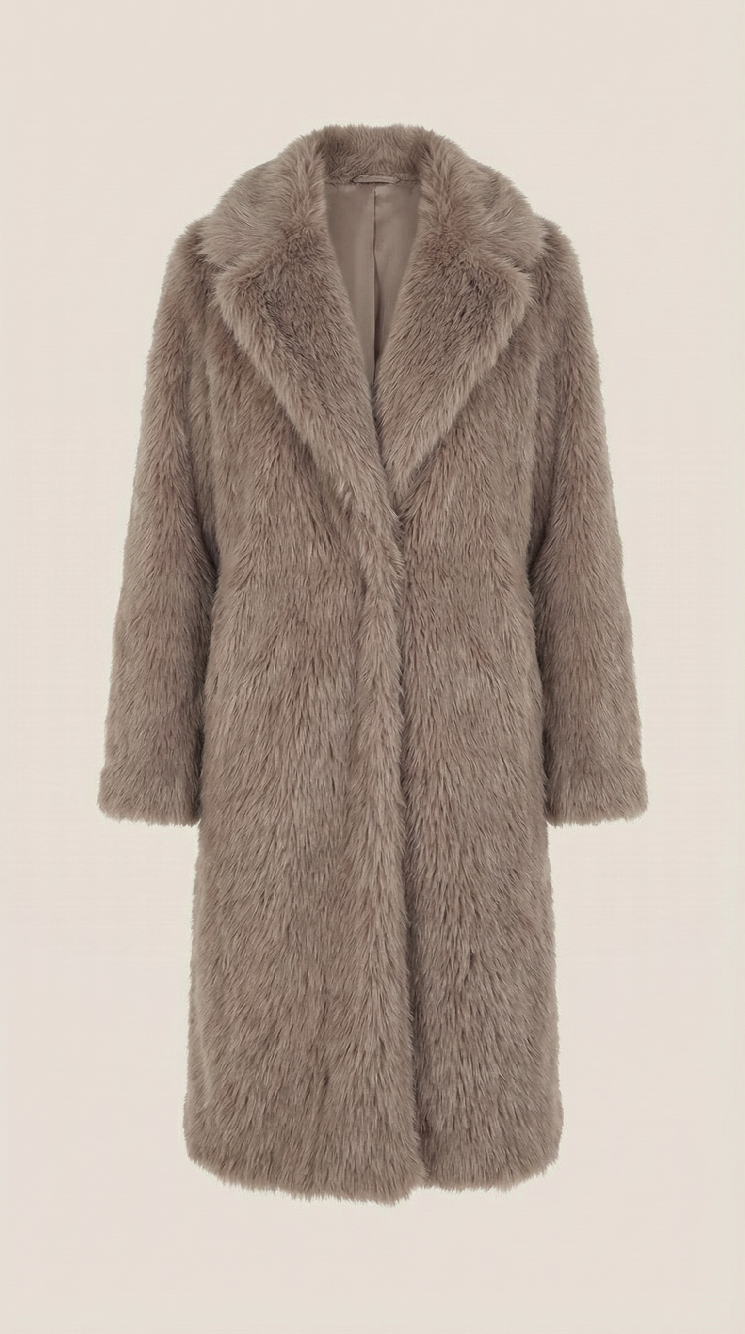 Narcissa | Chaqueta Larga de Piel Sintética