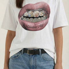 Natalia | Camiseta Oversize con Diseño Gráfico