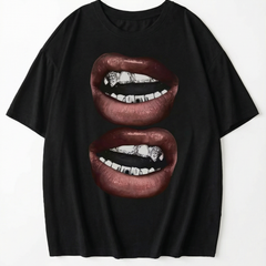 Natalia | Camiseta Oversize con Diseño Gráfico