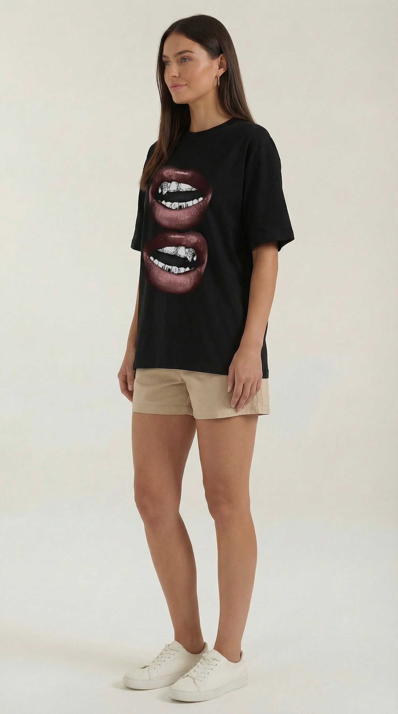 Natalia | Camiseta Oversize con Diseño Gráfico