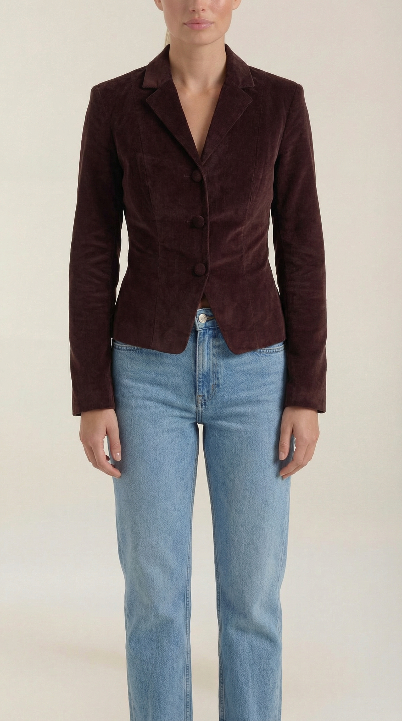 Natasha | Chaqueta de Terciopelo con Botones