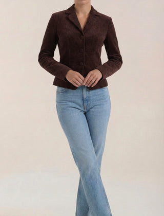 Natasha | Chaqueta de Terciopelo con Botones