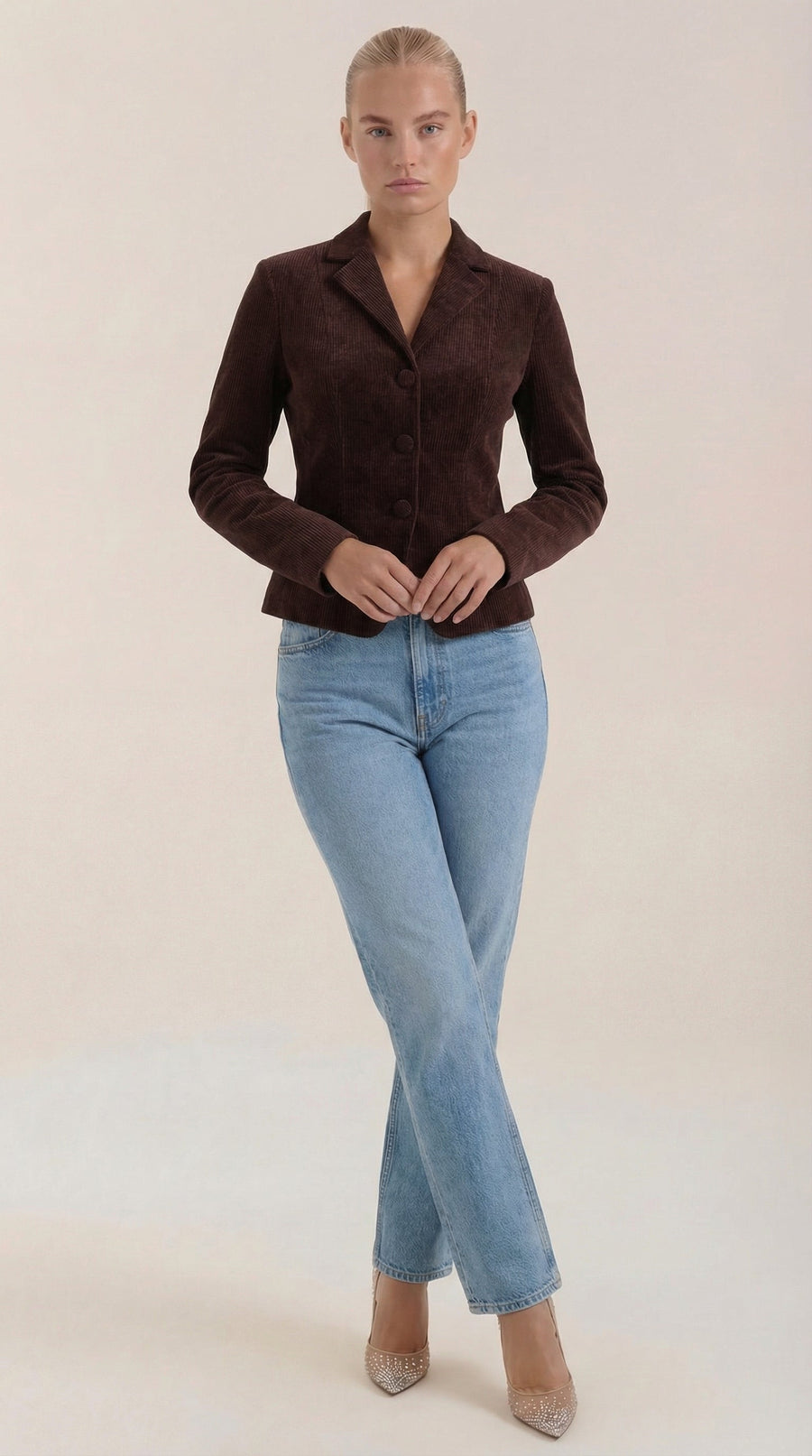 Natasha | Chaqueta de Terciopelo con Botones