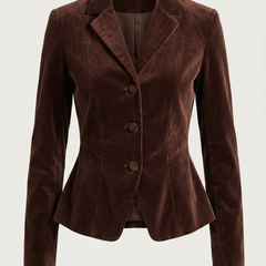 Natasha | Chaqueta de Terciopelo con Botones