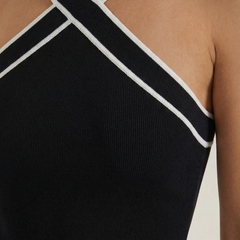 Nia | Top Halter Entrelazado