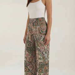 Perla | Pantalón con Estampado Paisley