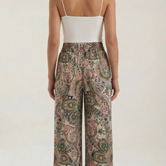Perla | Pantalón con Estampado Paisley