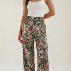 Perla | Pantalón con Estampado Paisley