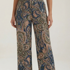 Perla | Pantalón con Estampado Paisley