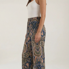 Perla | Pantalón con Estampado Paisley