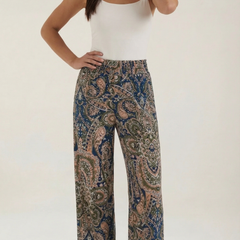 Perla | Pantalón con Estampado Paisley